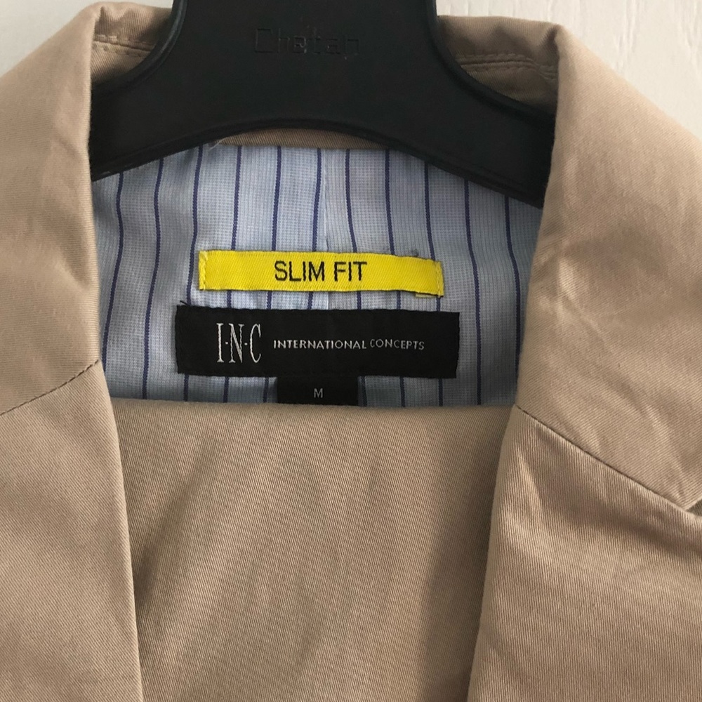INC tan suit, size Medium